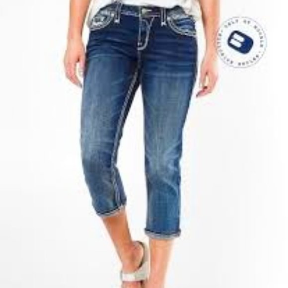 Rock Revival Sorrell Capri, Style: E8463P, Made in China, 28x26, EUC, $149 MSRP - Picture 1 of 11